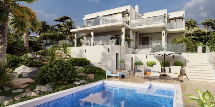 Fantastische Meerblick Villa in ruhiger Wohnlage mit Baulizenz