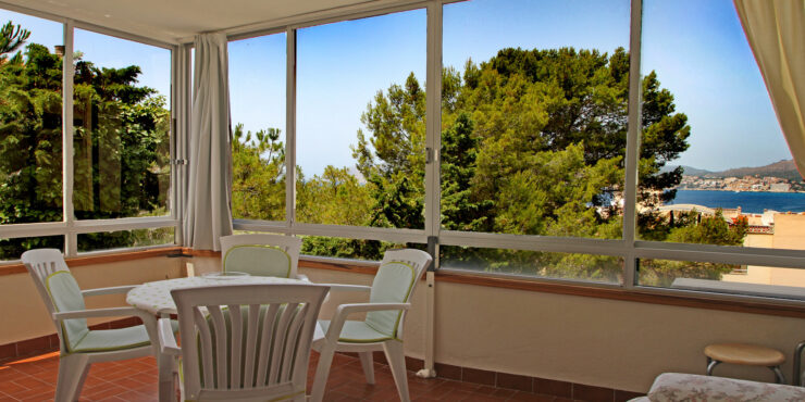 Mallorca Immobilien: Meerblick Apartment in Lauflage zum Strand